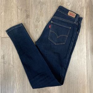 Levis high waisted skinny jeans